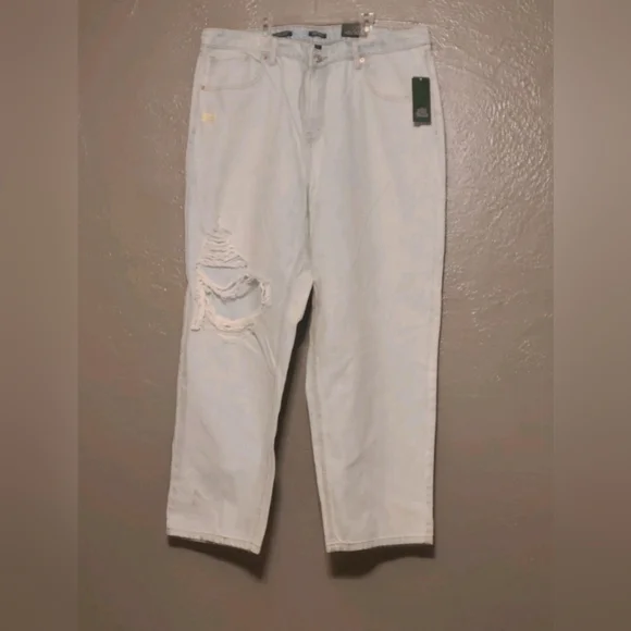 Wild Fable Womens Juniors Light Blue Distressed Jeans NWT Size 17/30 - Picture 9 of 9